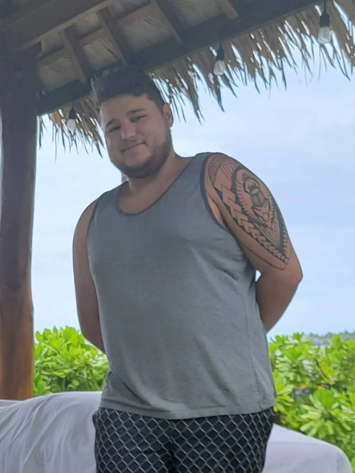 Myles before transformation